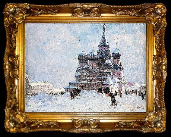 framed  Nikolay Nikanorovich Dubovskoy Red Square, ta009-2